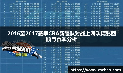 2016至2017赛季CBA新疆队对战上海队精彩回顾与赛季分析