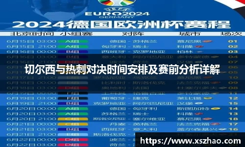 切尔西与热刺对决时间安排及赛前分析详解